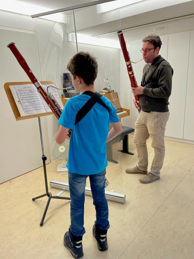 Fagottunterricht an der Musikschule Calw